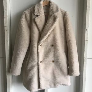 Madewell Sherpa Peacoat